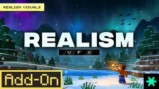 Thumbnail of the Minecraft Bedrock Marketplace product Realismo VFX Add-On created by Spark Universe.