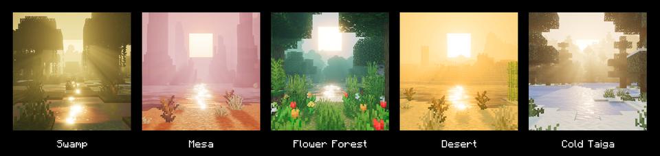 Panorama of the Minecraft Bedrock Marketplace product Realism Visuals created by Spark Universe.