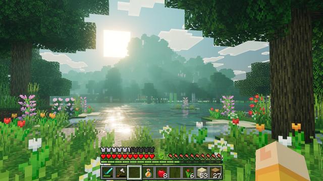 Screenshot of the Minecraft Bedrock Marketplace product Realism Visuals created by Spark Universe.