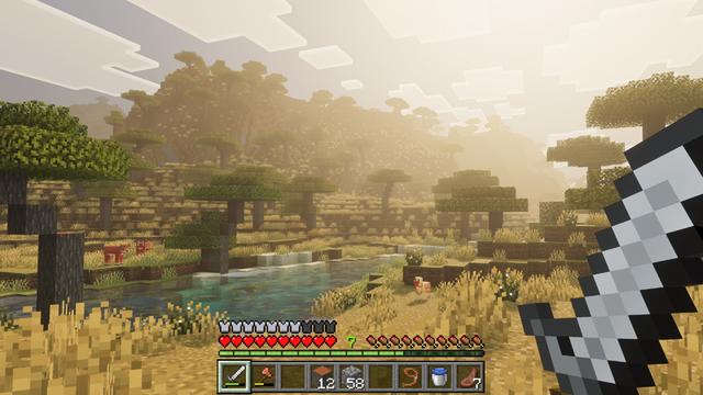 Screenshot of the Minecraft Bedrock Marketplace product Realism Visuals created by Spark Universe.