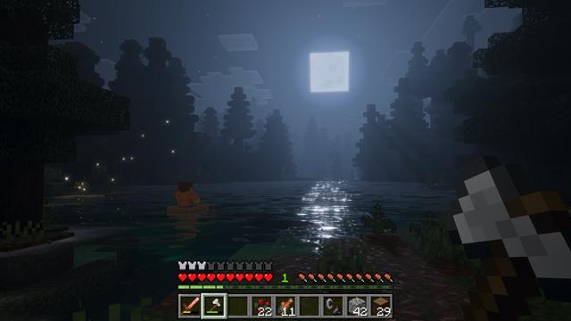 Screenshot of the Minecraft Bedrock Marketplace product Realism Visuals created by Spark Universe.