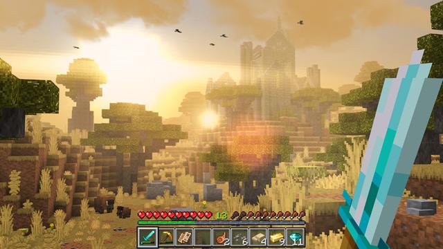 Screenshot of the Minecraft Bedrock Marketplace product RealismCraft created by Spark Universe.