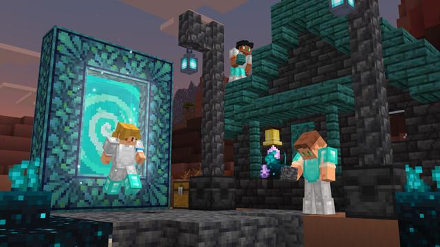 Screenshot of the Minecraft Bedrock Marketplace product Spark Portals Add-On created by Spark Universe.
