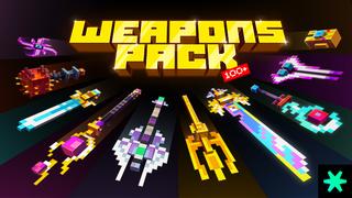 Thumbnail of the Minecraft Bedrock Marketplace product PACK D'ARMES created by Spark Universe.