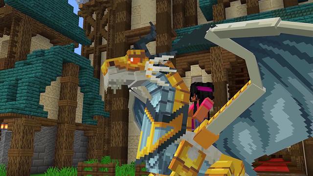 Screenshot of the Minecraft Bedrock Marketplace product DragonFire 2 : Nations created by Spectral Studios.