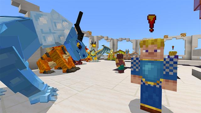 Screenshot of the Minecraft Bedrock Marketplace product DragonFire 2 : Nations created by Spectral Studios.