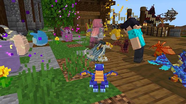 Screenshot of the Minecraft Bedrock Marketplace product DragonFire 2 : Nations created by Spectral Studios.