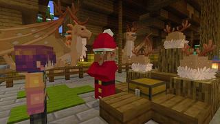 Screenshot of the Minecraft Bedrock Marketplace product DragonFire Winter Edition created by Spectral Studios.