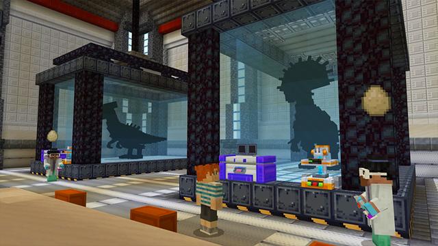 Screenshot of the Minecraft Bedrock Marketplace product JurassiCraft created by Spectral Studios.