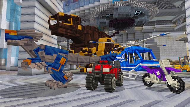 Screenshot of the Minecraft Bedrock Marketplace product JurassiCraft created by Spectral Studios.