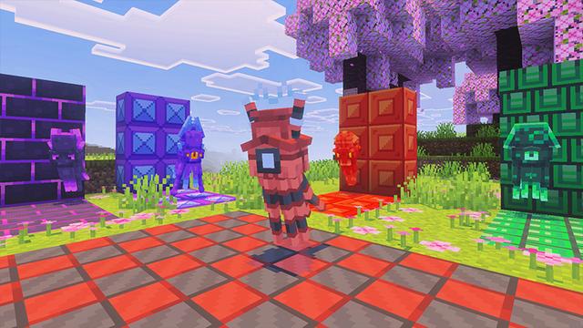 Screenshot of the Minecraft Bedrock Marketplace product Kraken Bosses Add-On created by Spectral Studios.