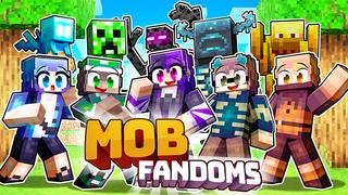 Thumbnail of the Minecraft Bedrock Marketplace product Mob Fandoms created by Spectral Studios.