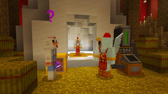 Screenshot of the Minecraft Bedrock Marketplace product Mob Heroes created by Spectral Studios.