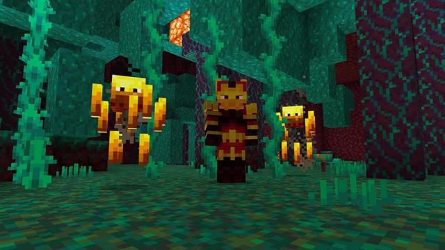 Screenshot of the Minecraft Bedrock Marketplace product Mob Heroes created by Spectral Studios.