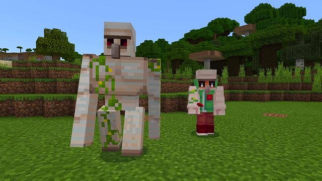 Screenshot of the Minecraft Bedrock Marketplace product Mob Heroes created by Spectral Studios.