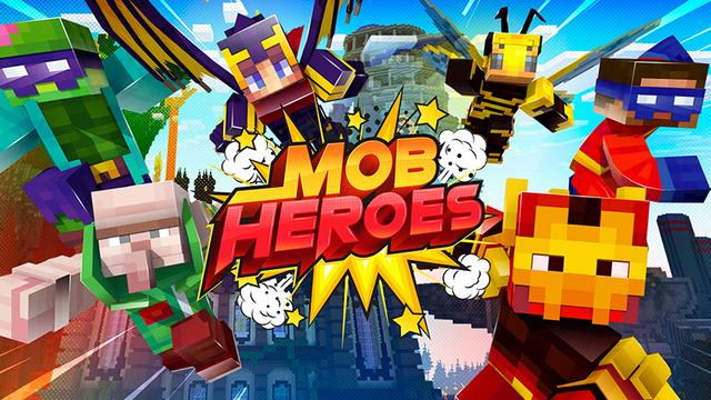 Thumbnail of the Minecraft Bedrock Marketplace product Mob Heroes created by Spectral Studios.
