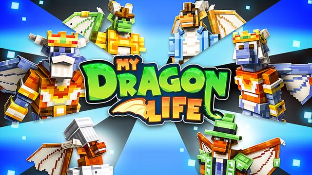 Thumbnail of the Minecraft Bedrock Marketplace product Mi vida de dragón created by Spectral Studios.