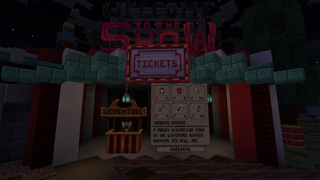 Screenshot of the Minecraft Bedrock Marketplace product N.C.P : THE RINGMASTER created by Spectral Studios.