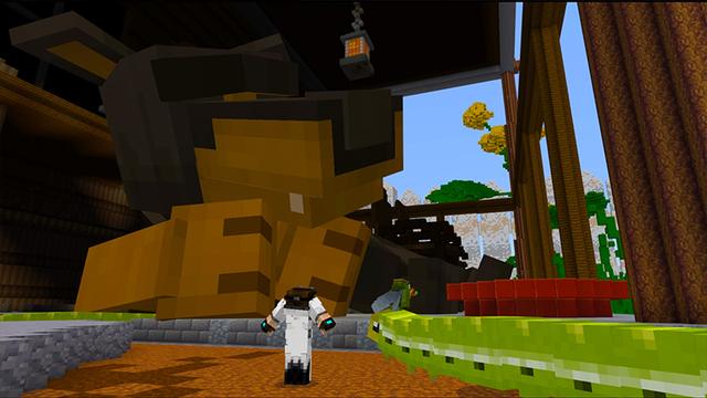 Screenshot of the Minecraft Bedrock Marketplace product SHRUNK created by Spectral Studios.