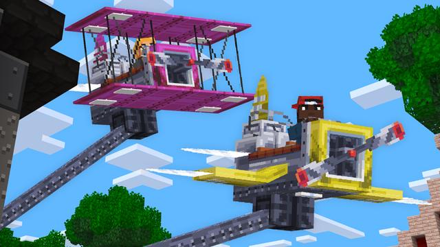 Screenshot of the Minecraft Bedrock Marketplace product AMUSEMENT PARK created by Square Dreams.
