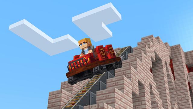 Screenshot of the Minecraft Bedrock Marketplace product AMUSEMENT PARK created by Square Dreams.