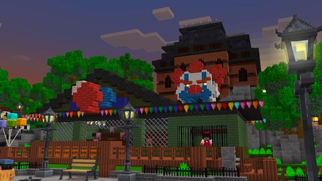 Screenshot of the Minecraft Bedrock Marketplace product AMUSEMENT PARK created by Square Dreams.
