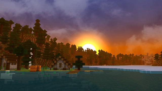Screenshot of the Minecraft Bedrock Marketplace product Classic Shadows created by Square Dreams.