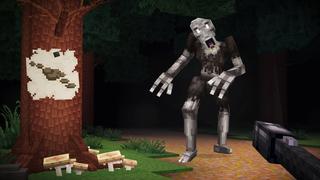 Screenshot of the Minecraft Bedrock Marketplace product HORROR: THE ESCAPE created by Square Dreams.