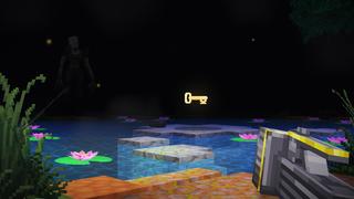 Screenshot of the Minecraft Bedrock Marketplace product HORROR: THE ESCAPE created by Square Dreams.