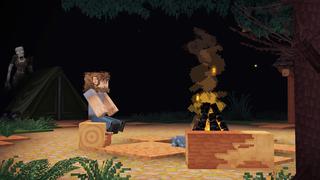 Screenshot of the Minecraft Bedrock Marketplace product HORROR: THE ESCAPE created by Square Dreams.