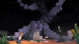 Screenshot of the Minecraft Bedrock Marketplace product HORROR: THE ESCAPE created by Square Dreams.