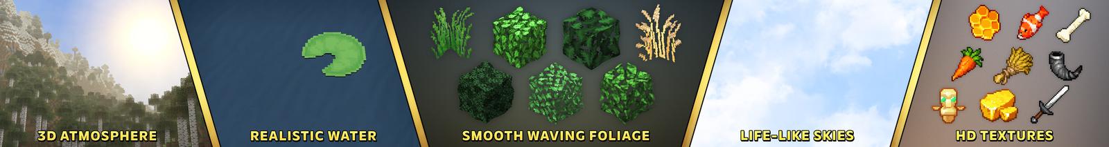 Panorama of the Minecraft Bedrock Marketplace product LIGHT HD created by Square Dreams.