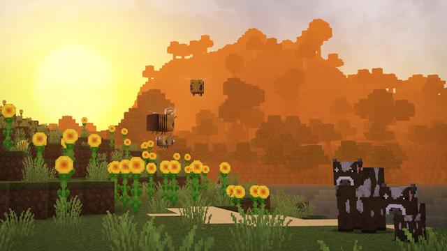 Screenshot of the Minecraft Bedrock Marketplace product LIGHT HD created by Square Dreams.