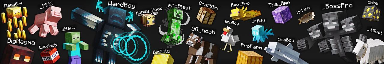 Panorama of the Minecraft Bedrock Marketplace product Morph Into Anything Add-On created by Square Dreams.
