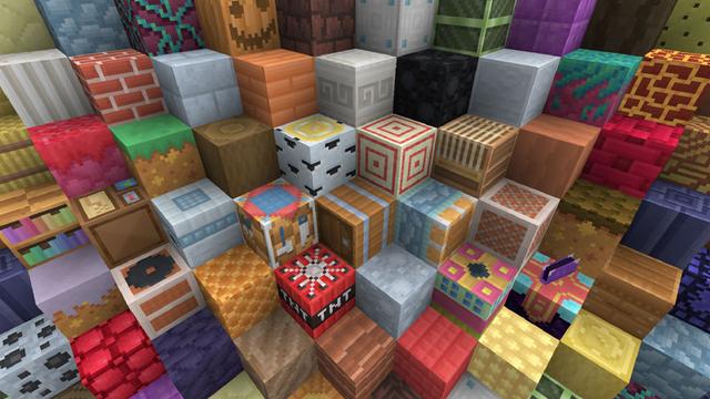 Screenshot of the Minecraft Bedrock Marketplace product Pastel Texture Pack created by Square Dreams.