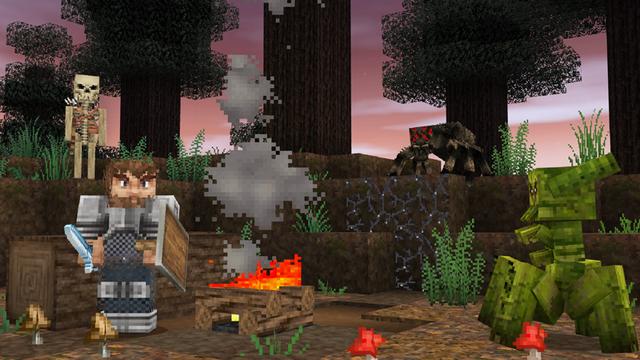 Screenshot of the Minecraft Bedrock Marketplace product Realistic Textures HD created by Square Dreams.