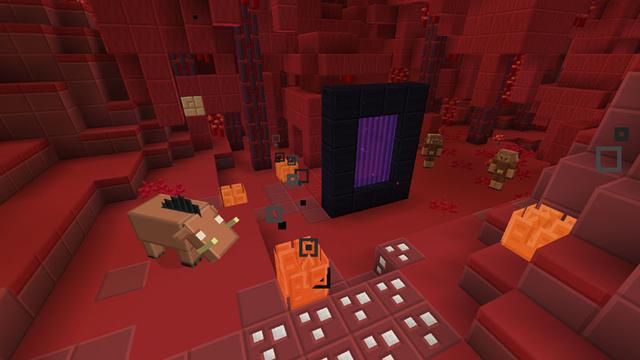 Screenshot of the Minecraft Bedrock Marketplace product Soft Bits Texture Pack created by Square Dreams.