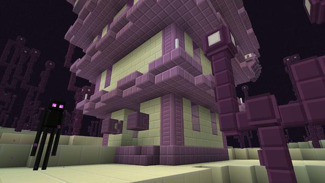 Screenshot of the Minecraft Bedrock Marketplace product Soft Bits Texture Pack created by Square Dreams.
