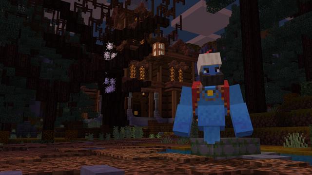 Screenshot of the Minecraft Bedrock Marketplace product The Cursed Neighborhood created by Square Dreams.