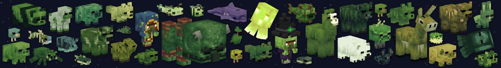 Panorama of the Minecraft Bedrock Marketplace product Baby Zombie EVERYTHING! Add-On created by StacyPlays.