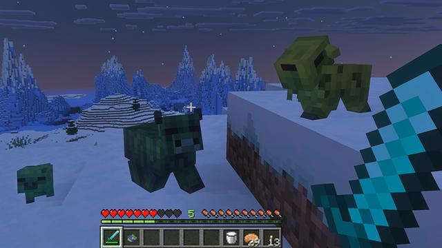 Screenshot of the Minecraft Bedrock Marketplace product Baby Zombie EVERYTHING! Add-On created by StacyPlays.