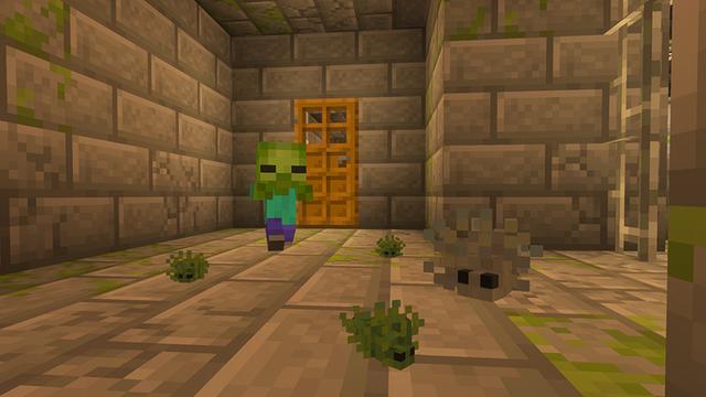 Screenshot of the Minecraft Bedrock Marketplace product Baby Zombie EVERYTHING! Add-On created by StacyPlays.