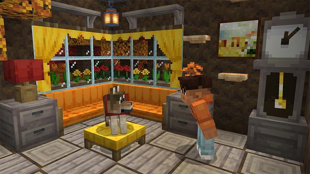 Screenshot of the Minecraft Bedrock Marketplace product Another Furniture Add-On created by Starfish Studios.