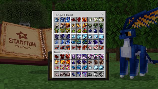 Screenshot of the Minecraft Bedrock Marketplace product CRAFTYMON Add-On created by Starfish Studios.