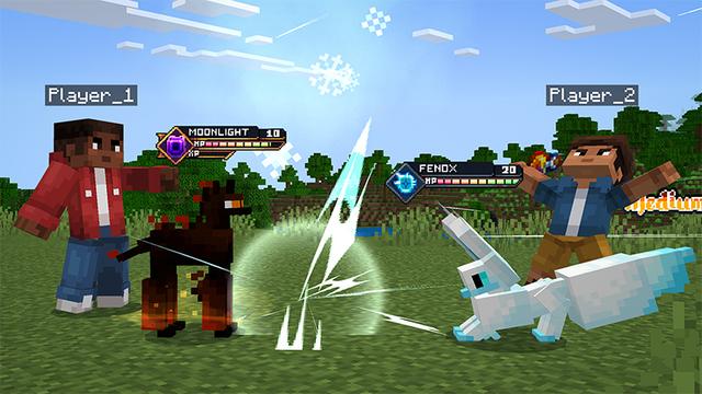 Screenshot of the Minecraft Bedrock Marketplace product CRAFTYMON Add-On created by Starfish Studios.