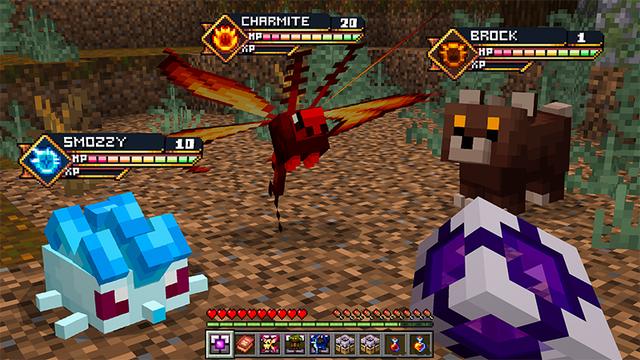 Screenshot of the Minecraft Bedrock Marketplace product Add-On CRAFTYMON created by Starfish Studios.