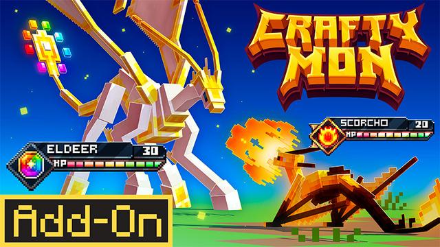 Thumbnail of the Minecraft Bedrock Marketplace product CRAFTYMON Add-On created by Starfish Studios.