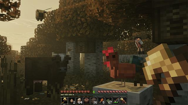 Screenshot of the Minecraft Bedrock Marketplace product Dark Fantasy Visuals created by Starfish Studios.