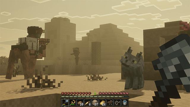 Screenshot of the Minecraft Bedrock Marketplace product Dark Fantasy Visuals created by Starfish Studios.