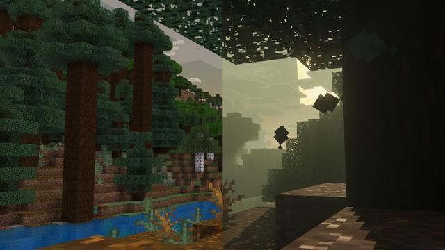 Screenshot of the Minecraft Bedrock Marketplace product Dark Fantasy Visuals created by Starfish Studios.